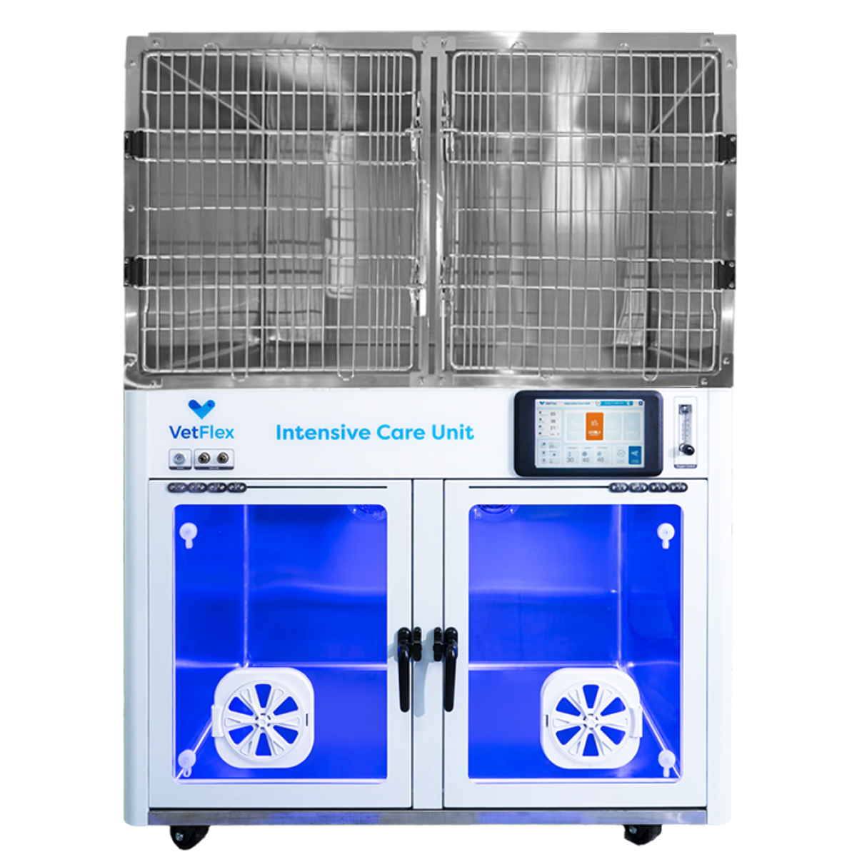 VetFlex Hybrid Stack ICU Oxygen Cage