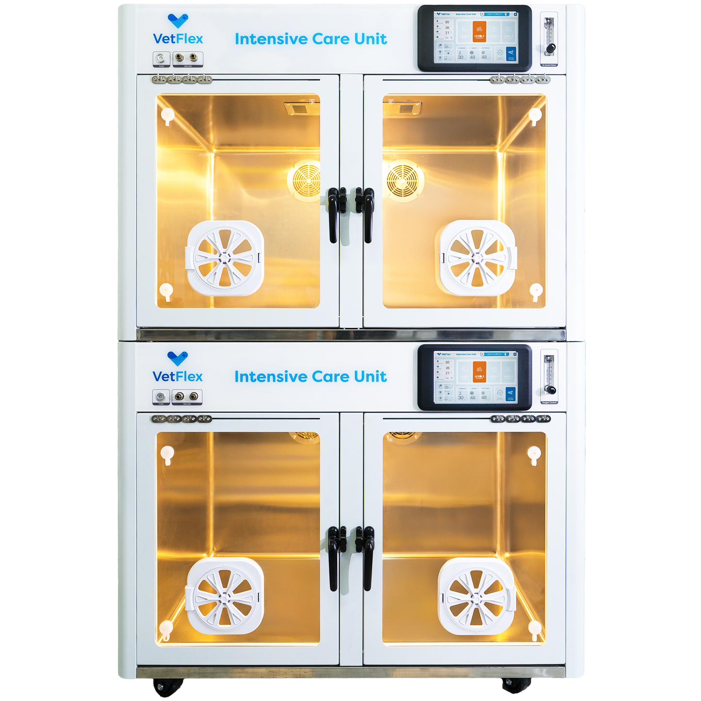 VetFlex Double-Stack ICU Oxygen Cage