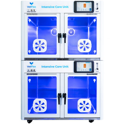 VetFlex Double-Stack ICU Oxygen Cage