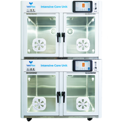 VetFlex Double-Stack ICU Oxygen Cage