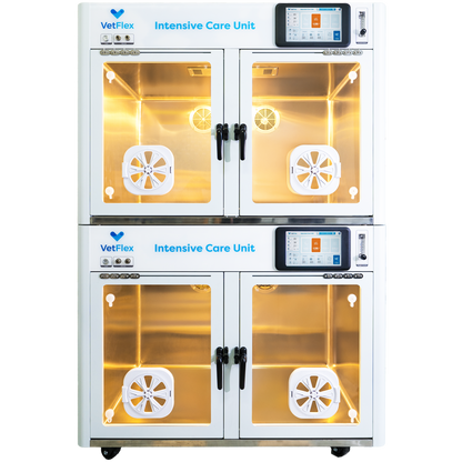 VetFlex Double-Stack ICU Oxygen Cage