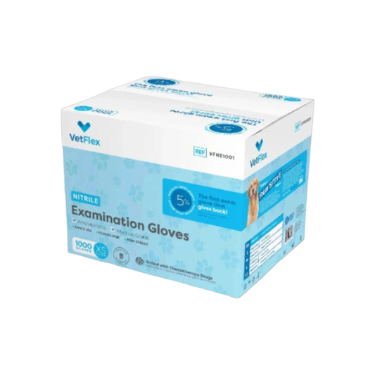 VetFlex Nitrile Exam Gloves (Case of 1000)